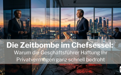 Die Zeitbombe im Chefsessel: Warum die Geschäftsführer Haftung schnell Ihr Privatvermögen bedroht!